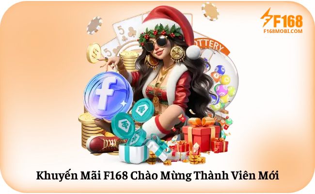 Khuyến Mãi F168 Chào Mừng Thành Viên Mới